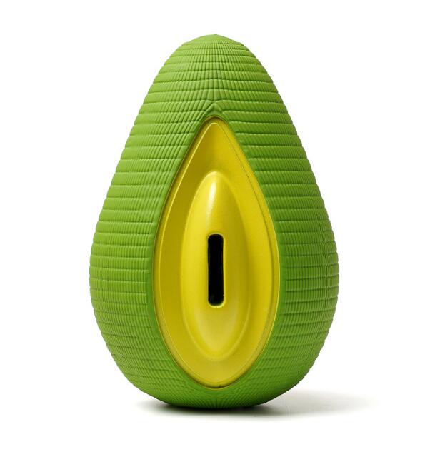 Dog Toys Molar Teeth Bite Resistant Cleaning Teeth Dog Leaking Balls Avocado Rubber Pet Dog Toys — image 5