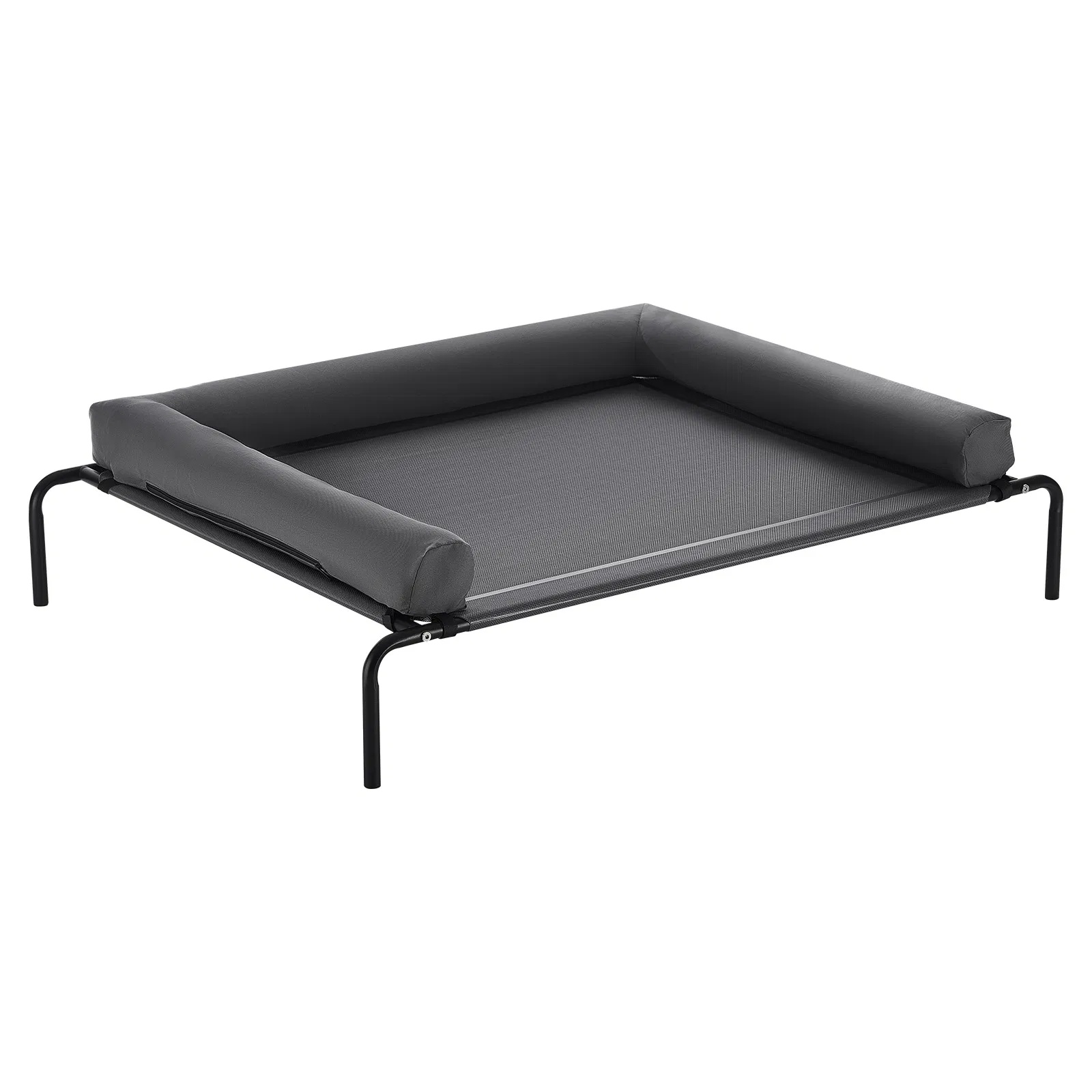 Cama para Perros Elevada XL para Grandes Razas, Cama para Perros con Almohada Lavable y Estructura de Acero Resistentísima, Ventilación para Perros Calientes, Malla Teslin Transpirable, Gris — imagen 1
