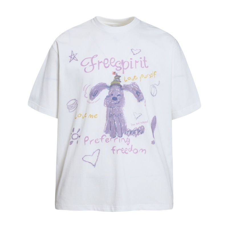 Puppy Painting Graffiti Short Sleeve — image 2