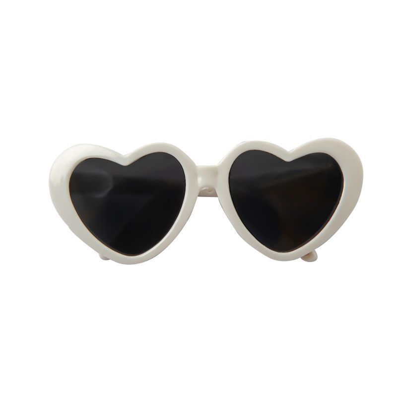 Creative Love Pet Dog Cat Creative Sunglasses Sun Glasses with Accessories Photo — image 6