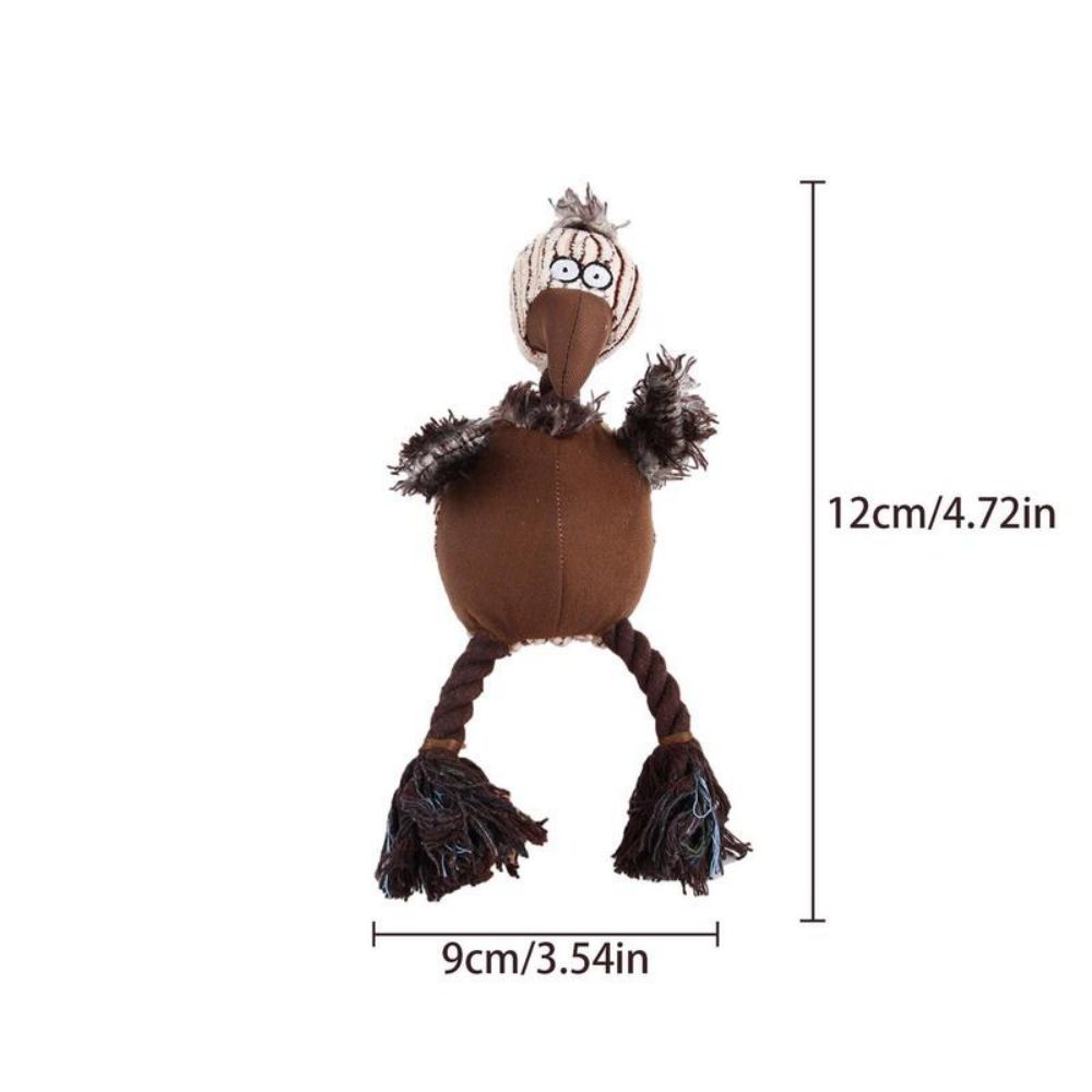 Stuffless Dog Toys Plush Toys For Aggressive Chewers Dog Toys For Aggressive Chewers Puppy Chew Toys Squeaky Plush Dog Toy With — image 6