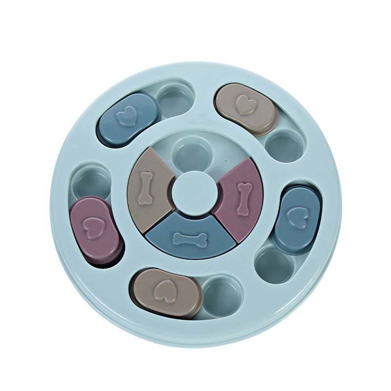 Claw Print Dog Toy Pet Puzzle Slow Food Toy Leakage Plate Training Interactive Slow Food Plate — image 7