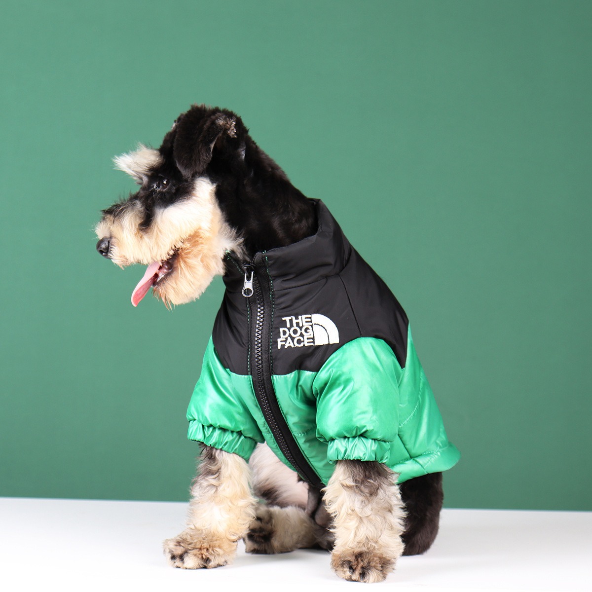 New Pet Warmth DOG FACE Cotton Shirt Small and Medium Dog Fashion Coat Embroidered Coat Dog Cat Clothes — image 1