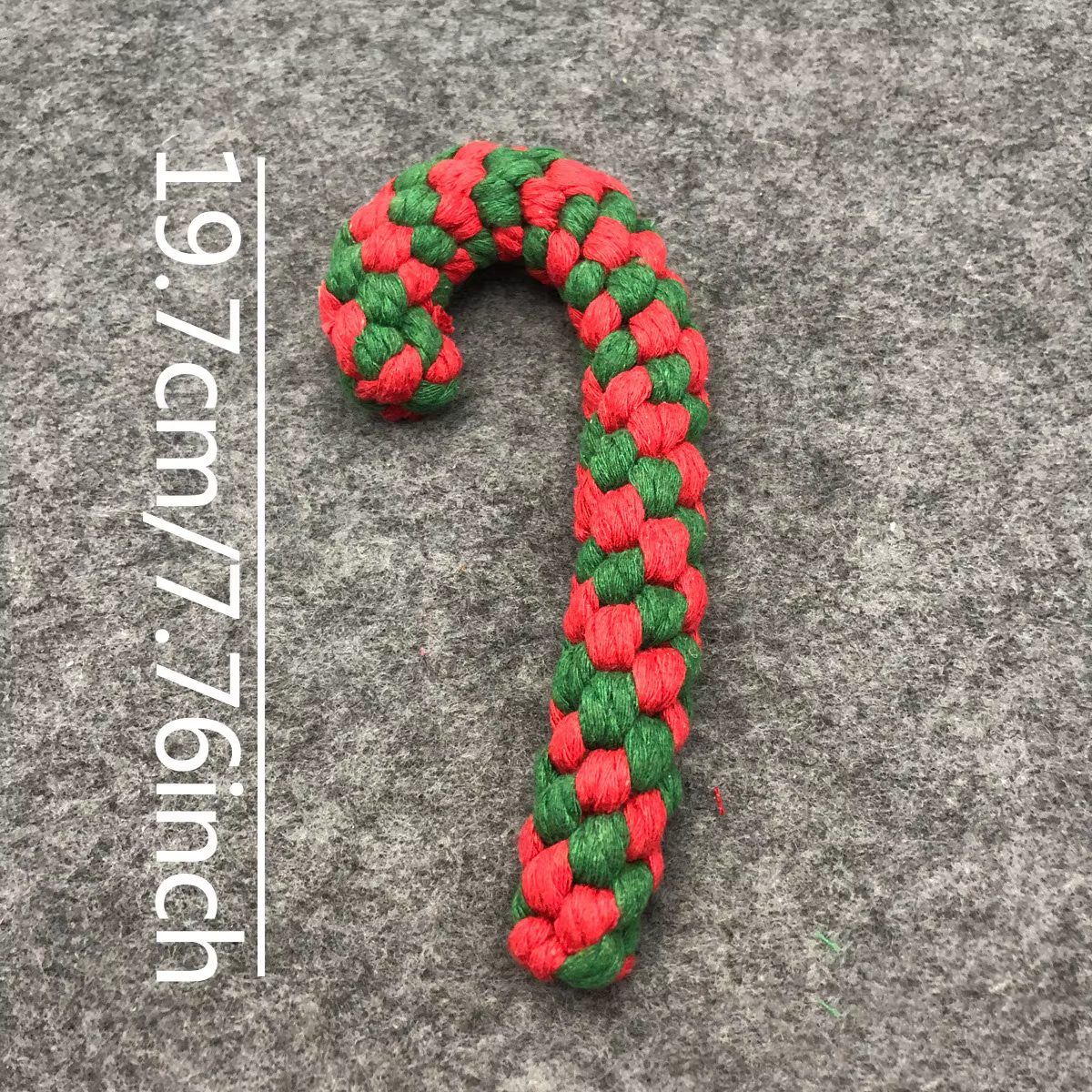Christmas Pet Cotton Rope Cane Toy Set Bite-resistant Molar Interactive Dog Toy Teeth Clean Festive Toy For Small Medium Dogs — image 6