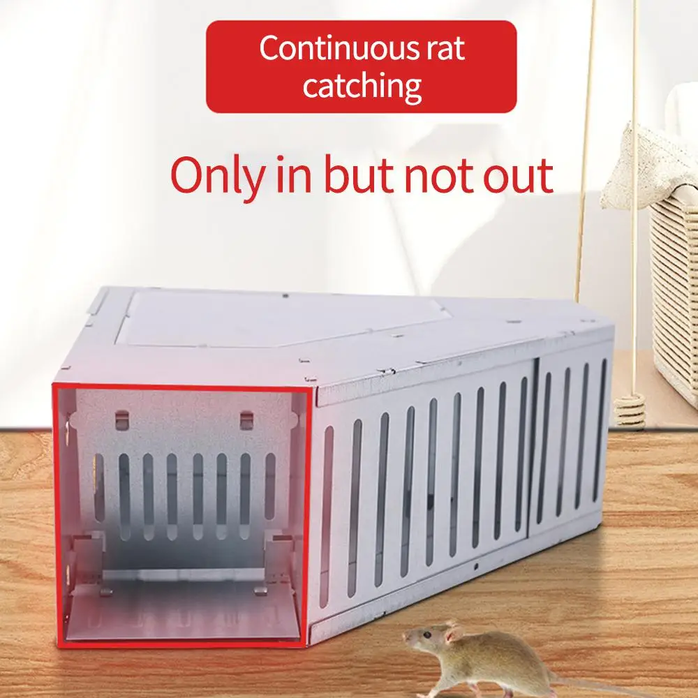 Catching Mice Mouse Traps Occasions Available Double-door Design Non-toxic Reusable Rustproof Garden Supplies Portable — image 3