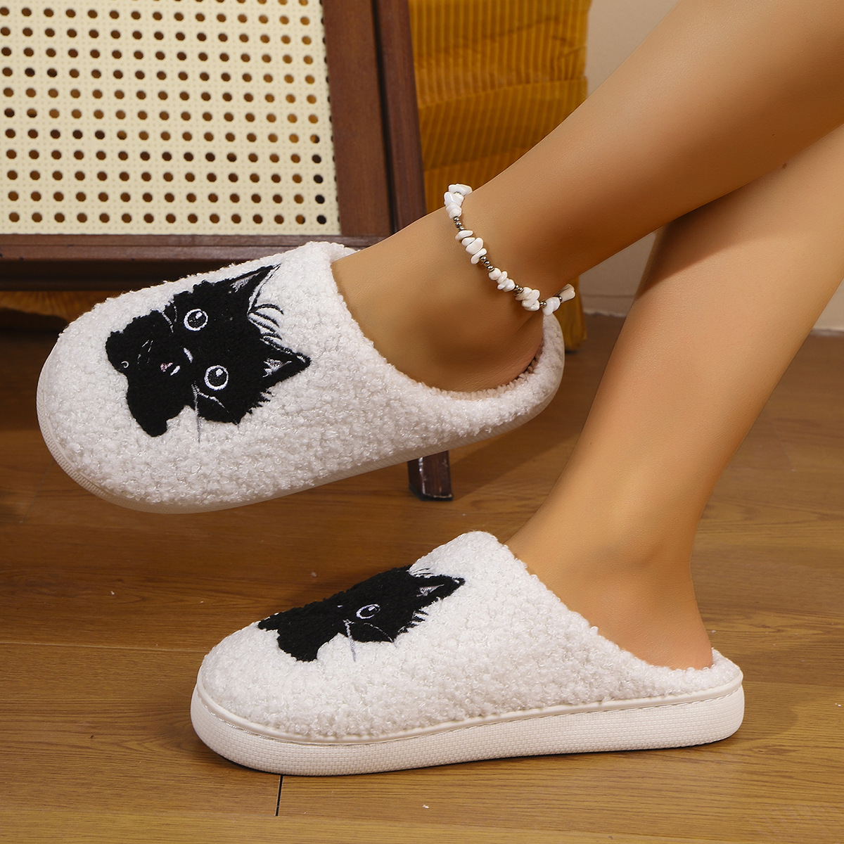 Black Kitten Slipper — image 2