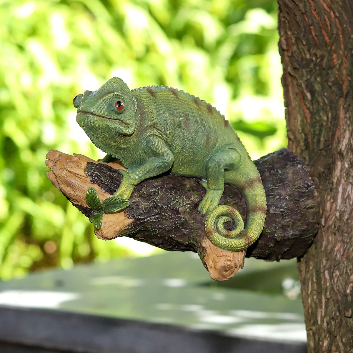 Decoraciones de árbol de camaleón simulados para jardines de patio — imagen 3