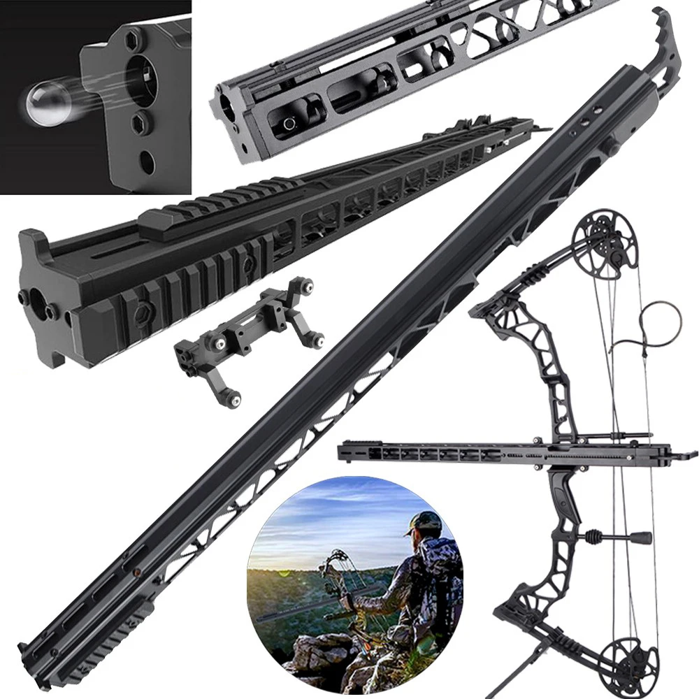 Lanzador de Bolas de Acero Orbital para Arco Compuesto 15mm 10 Salidas Conmutador Único/Doble Recurvo Caza Armería — imagen 1