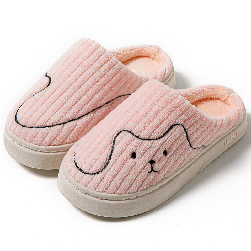 Zapatillas de Gato Rayadas para Interior, Pareja No Deslizante para Dormitorio, Calzado Plush Caliente para Mujer y Hombre — imagen 7