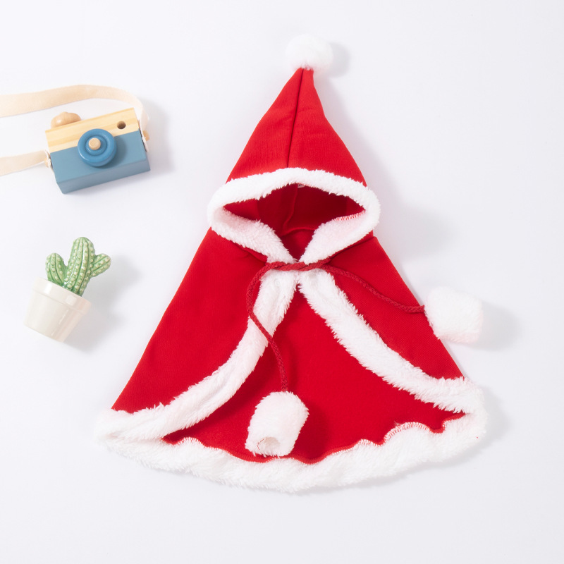 Pet Cat Dog Hat Headwear Christmas Scarf Cloak Transformation Cloak Christmas Pet Clothes — image 7