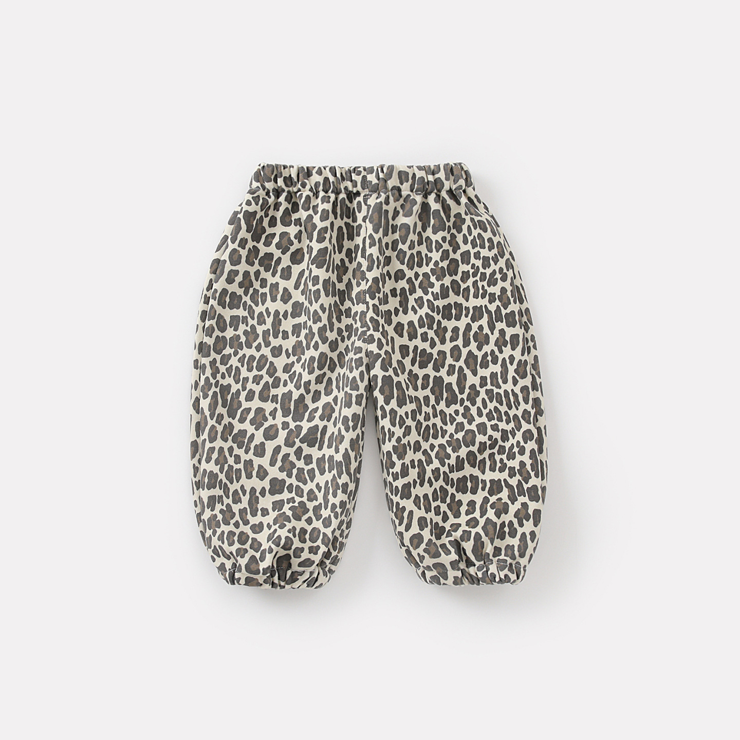 Cute Leopard Print Knit Outfit for Toddlers, Cartoon Hoodie and Pants Set — image 6