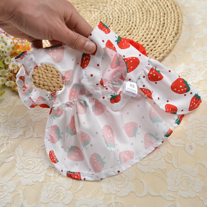 Vestido de Princesa Floral para Perros Pequeños - Estilo Corte de Falda — imagen 3