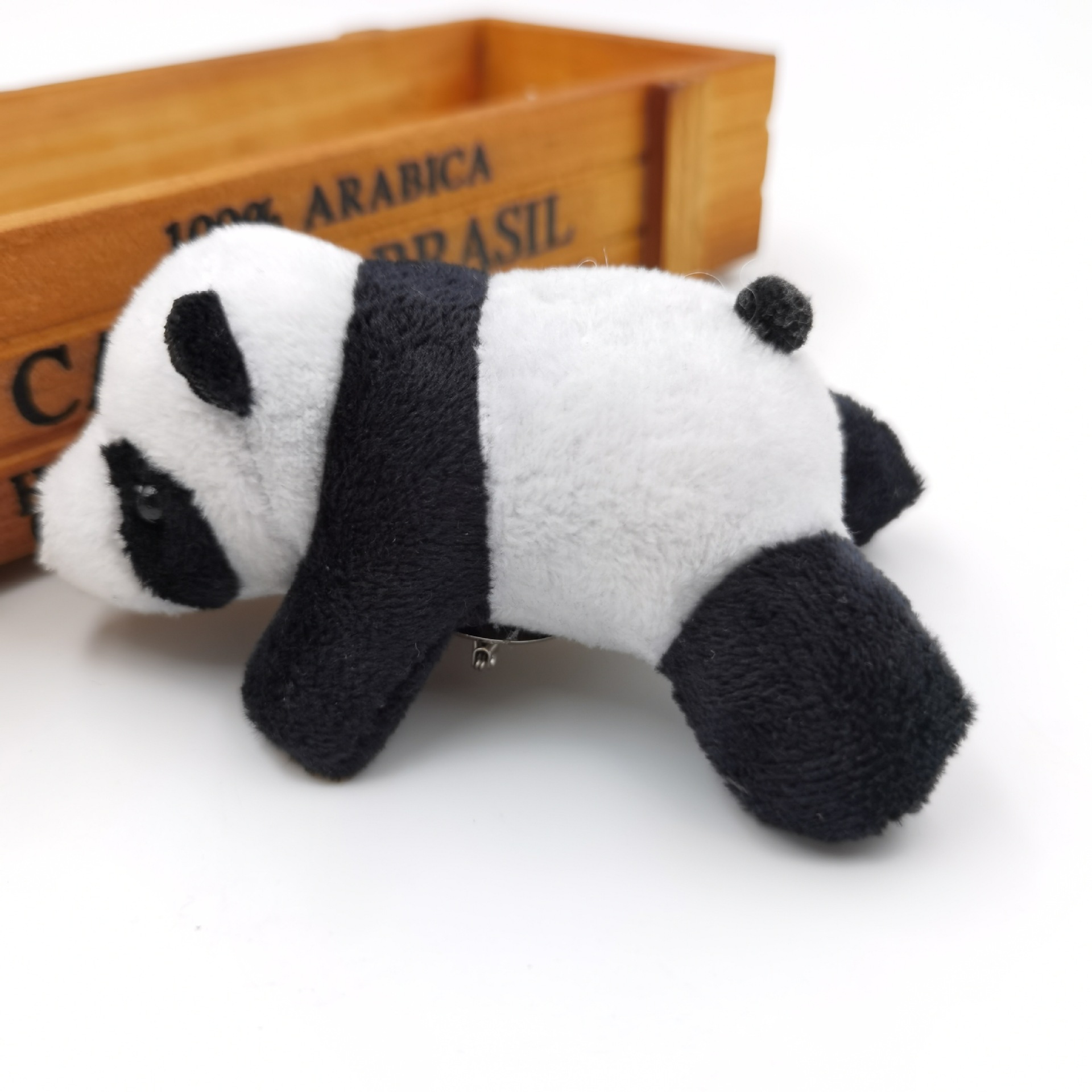 Cartoon Brooch Female Japanese Cute Panda Plush Doll Pin Clothes Buckle Schoolbag Jewelry Accessories — image 3