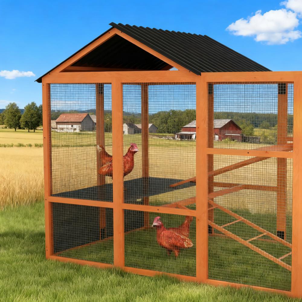 Casa de Pollos de Madera para 6 - 10 Pollos — imagen 5