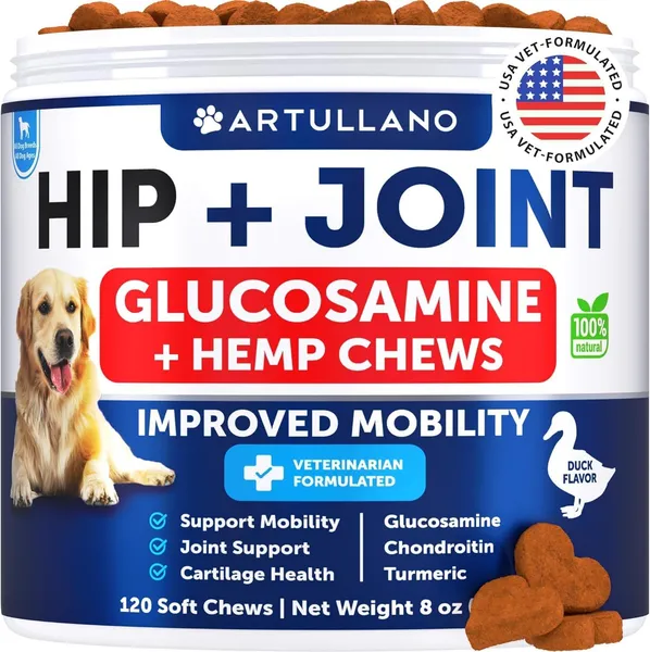 Suplemento para Articulaciones y Caderas de Perros con CBD - Glucosamina para Perros — imagen 1
