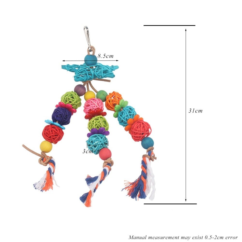 Parrots Toys And Accessories For Bird Stand Supplies Budgie Perch Swing For Parakeet Product Cage Decoration vogel — image 7