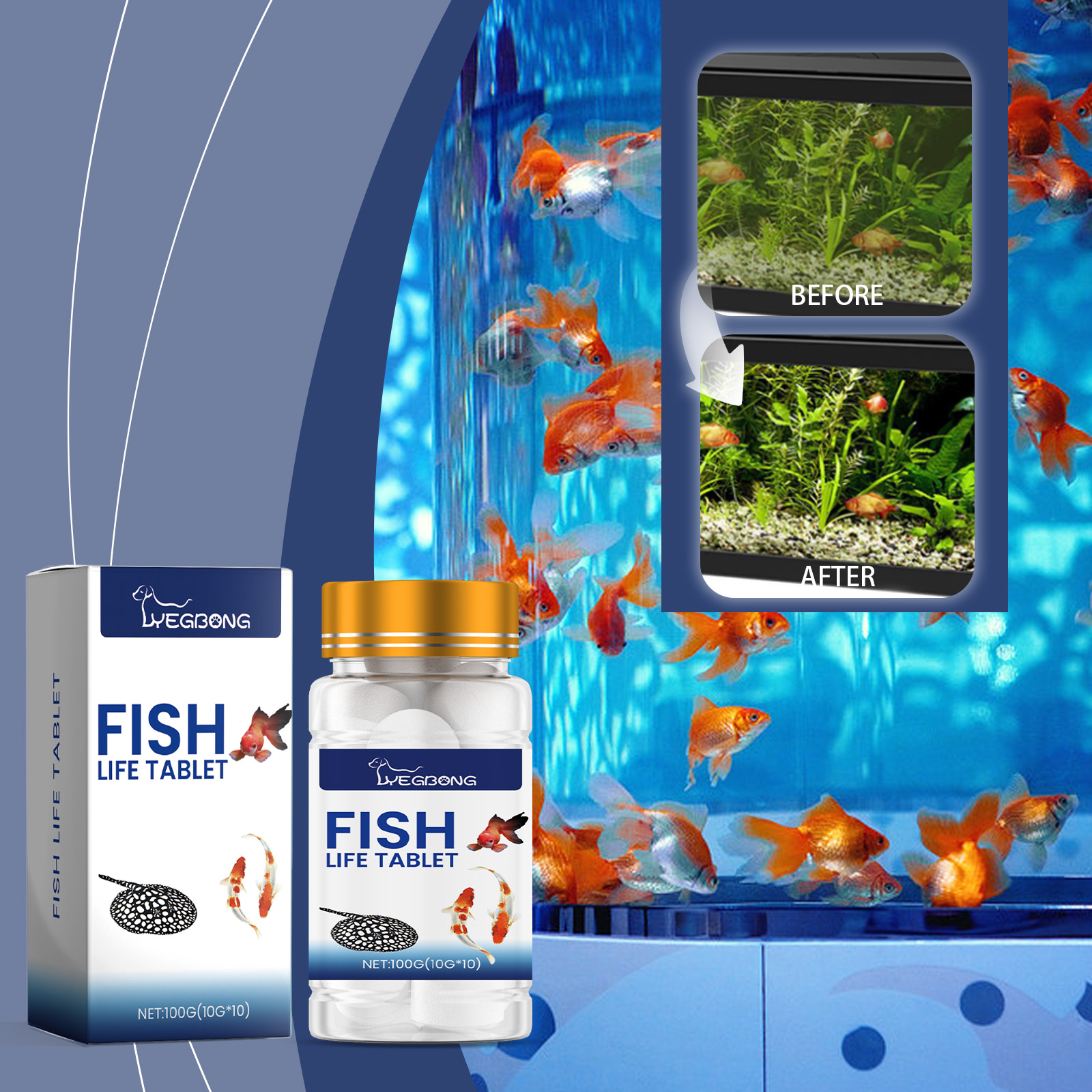 Aquarium Salt Sheet Aquarium Salt Special Fish Salt For Ornamental Fish Salt Sheet Mineral Salt For Fish Culture — image 2