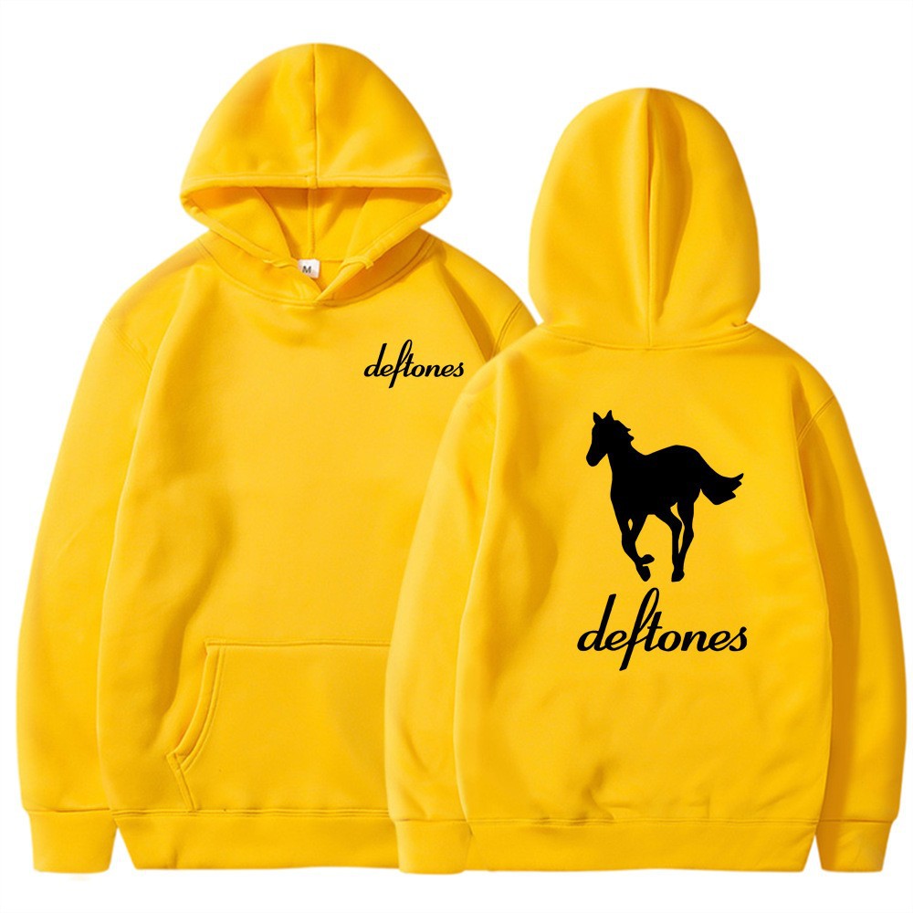 Deftones White Horse Print Hoodie Casual Unisex Sweatshirt — image 12