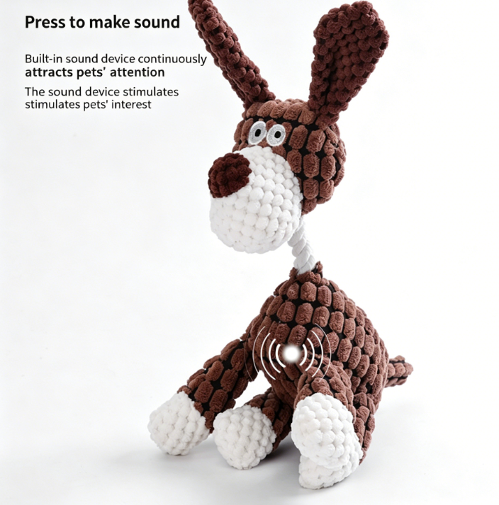 Pet Toy Durable Chew Plush Toy for Cats and Dogs — image 5