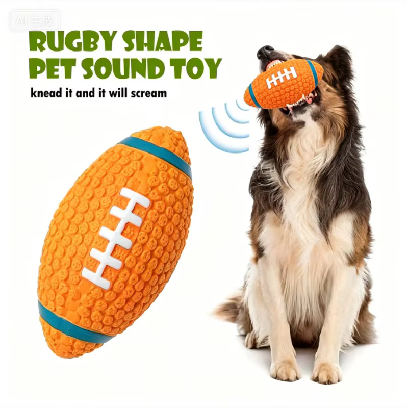 Pelotas de Látex que Hacen Ruido para Perros Grandes - Juguetes con Sonido para Canes Pequeños y Grandes Accesorios para Mascotas — imagen 1