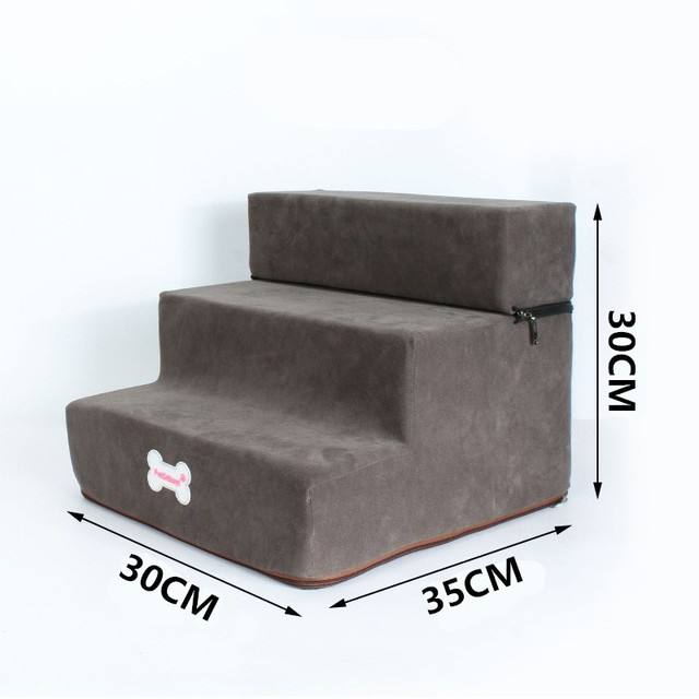 Escaleras para Mascotas - Peldaños de Baño para Perros Pequeños con Espuma de Alta Densidad — imagen 9