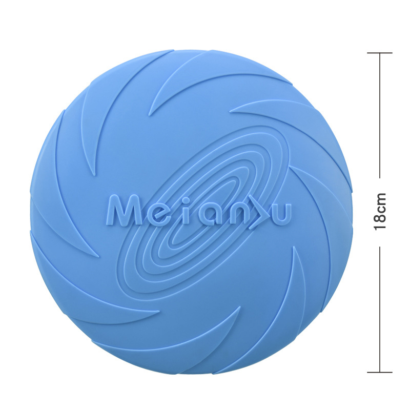 Meianju Dog Frisbee Pet Toys Interactive Toys Pet Frisbee Floating Bite resistant Retrieving Training — image 13