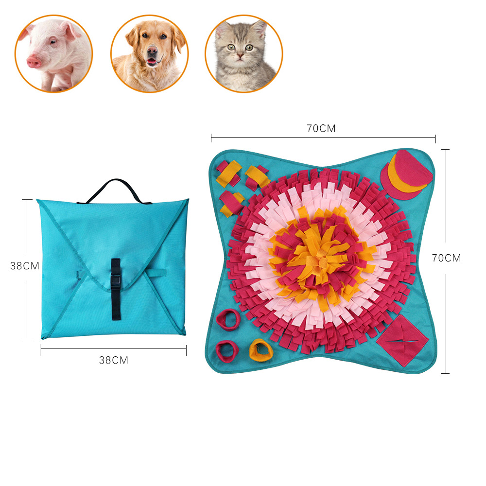 Nueva Jaula de Rompecabezas Anti Deslizante para Mascotas, Puzzle de Relajación y Entrenamiento con Flores y Olor para Gatos y Perros — imagen 1