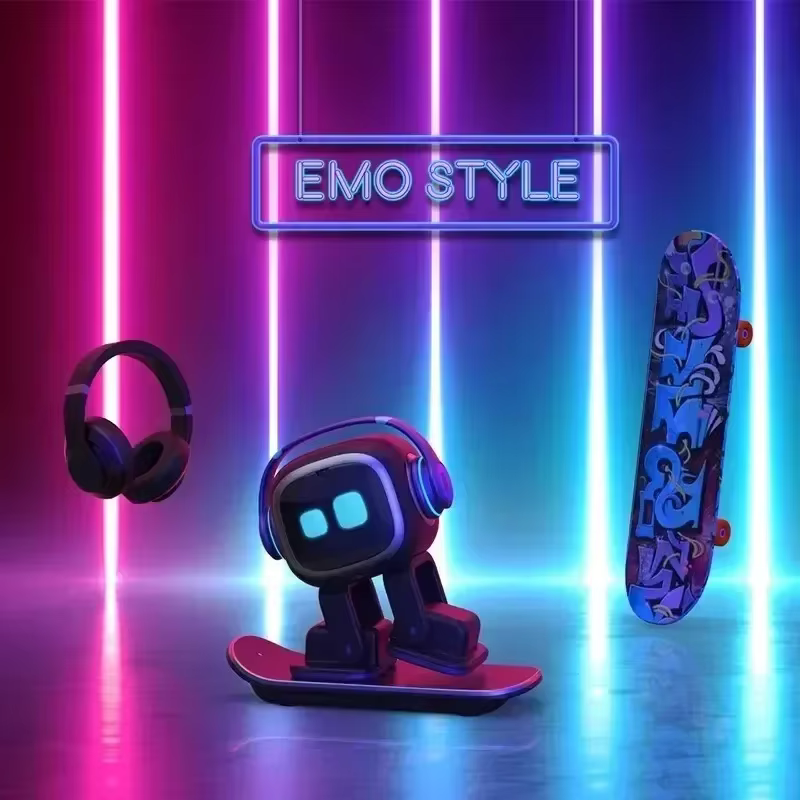 Robótico de Entretenimiento EMO - Mascota Inteligente para Computadora con AI Electrónica Decoración Avanzada para Niños Regalo — imagen 4