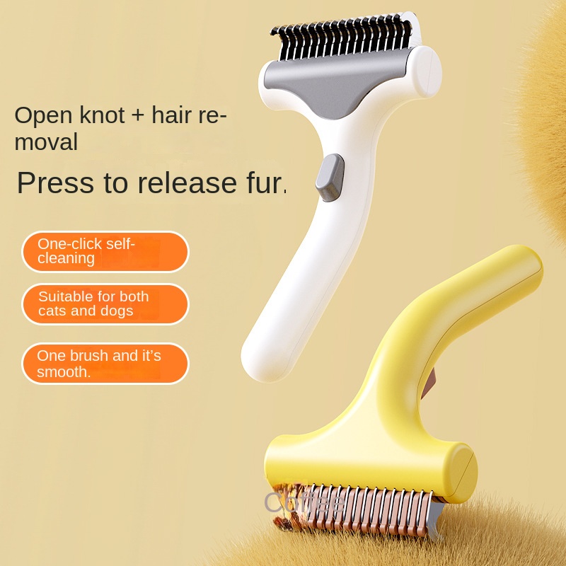 Nueva Cuchilla para Desenredar Mascotas: Peine para Gatos con Eliminación de Pelo Suelto, Control de Shedding y Cepillado — imagen 6