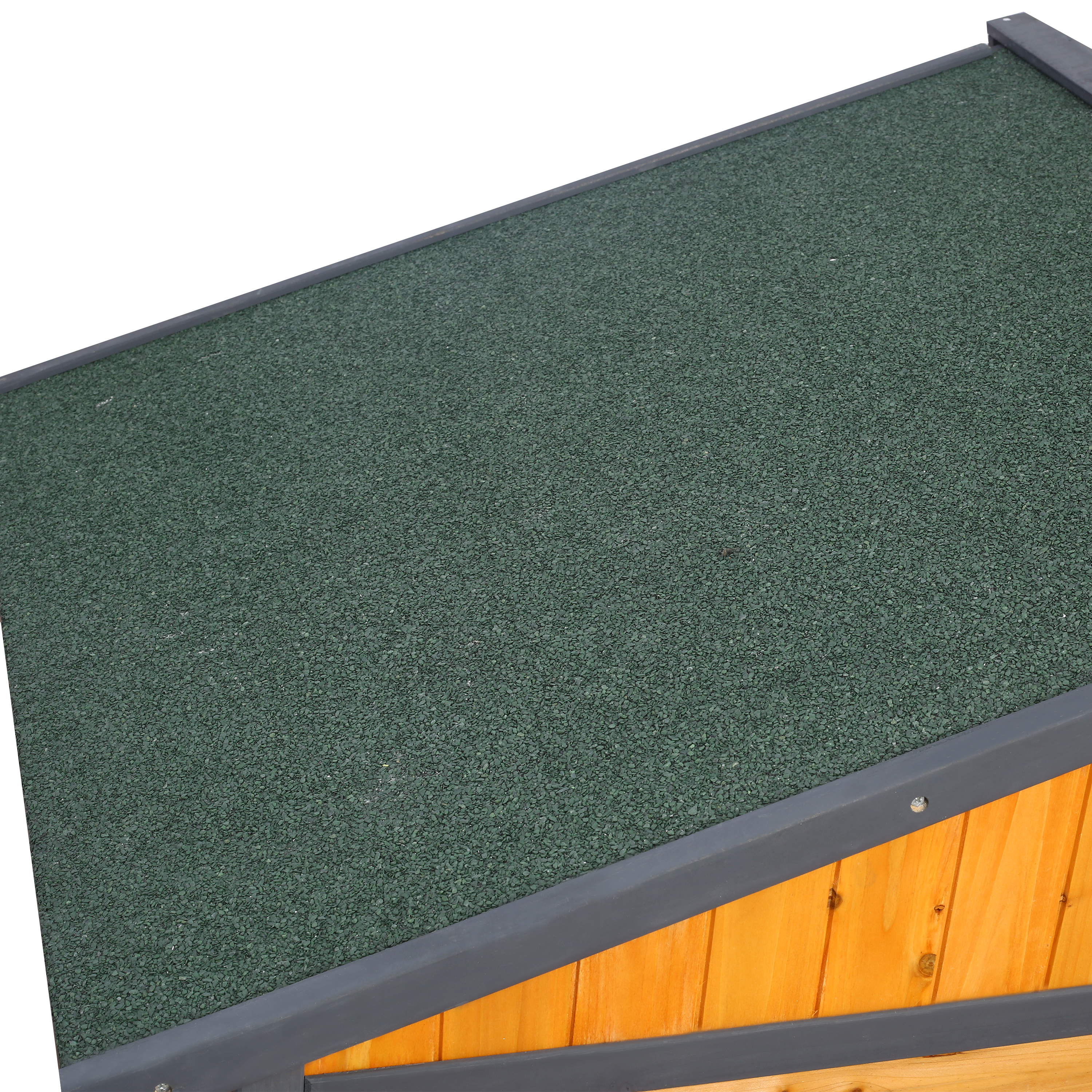 Wooden Large Dog House Outdoor Double XL Dog Kennel with Elevated Floor and Porch, Weatherproof Puppy Shelter for Small and Medium Breed Dogs, Natural — image 21