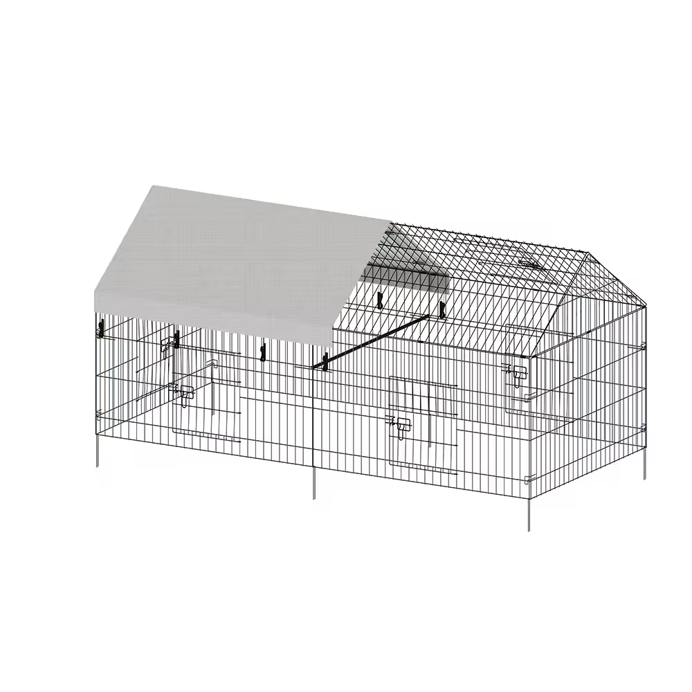 Casa de Gallinas con Alambre Puntiagudo para Cría Avícola — imagen 8