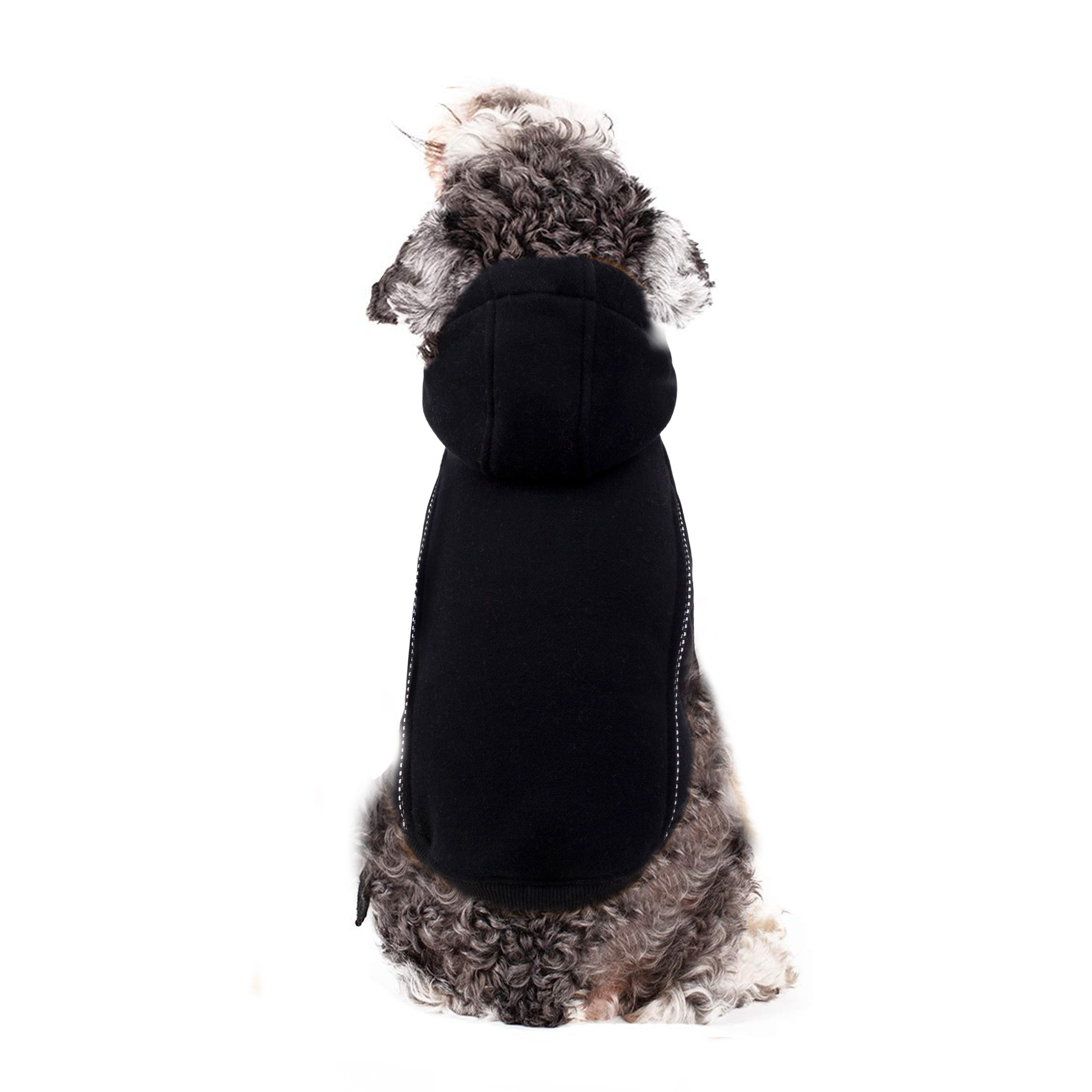 Autumn And Winter Pet Fleece Hooded Bud Sweater Cotton Comfortable Two-Legged Dog Clothes — image 4