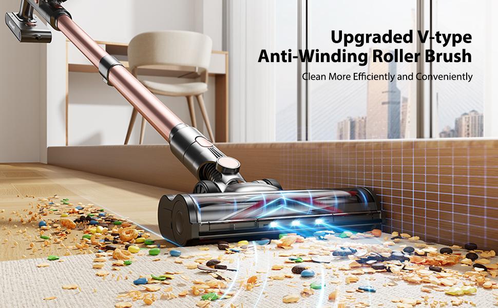 Aspiradora de mano inalámbrica para pelo de mascota con 45KPa de potente succión, pantalla táctil LED, 60 minutos de batería, ligera para el hogar — imagen 7