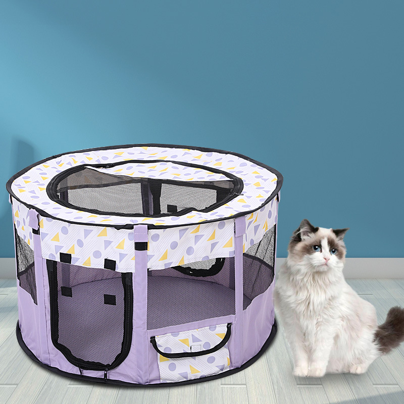 Tenda para Mascotas Plegable Habitación de Entrega para Gatos y Perros Cuna para Reproducción — imagen 3