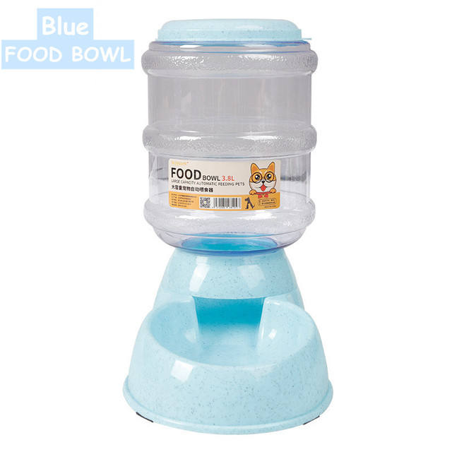 Alimentador Automático de Paja de Trigo Grande Capacidad 3.8L para Mascotas Comida y Agua — imagen 11