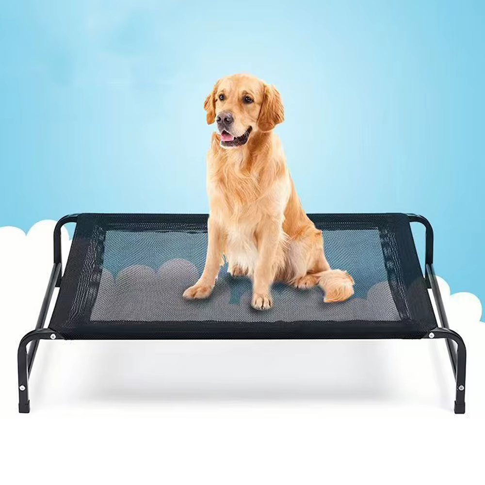 For Outdoor Home Use Elevated Big Dog Bed Summer Dog Nest Convenient Carry Moisture Proof Non-Slip Large Cat Bed Durable — image 1