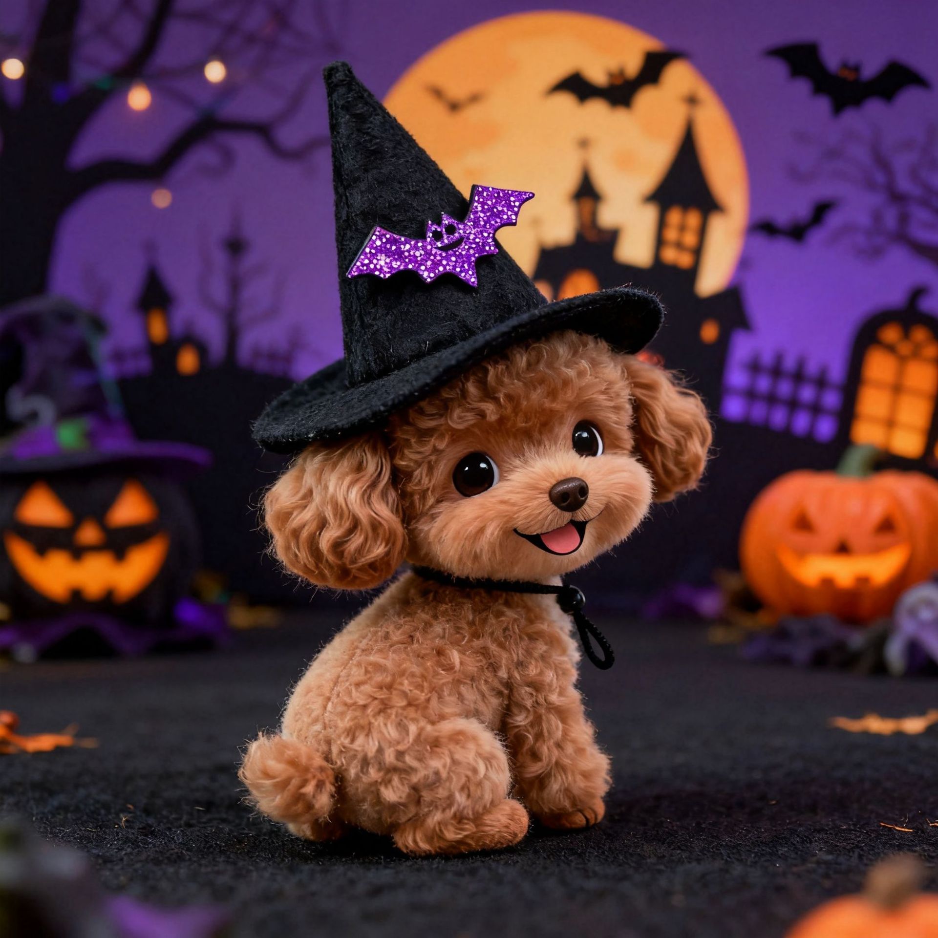 Pet Halloween Hat Creative Pumpkin Devil Spider New Stock Rabbit Pet Dog — image 12