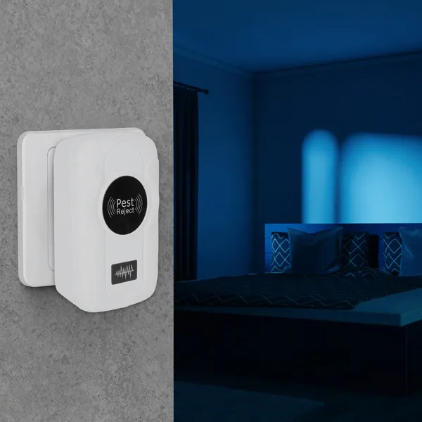 6-Paquete Repelente Ultrasonico de Insectos - Tecnología de Ondas Sonoras Doble, Interruptor de 3 Modos, 32-120kHz de Frecuencia, Ideal para Cobertura Total de la Casa, Seguro para Hogares con Niños - Repelente Eléctrico de Insectos y Roedores para Interior con Conexión de Corriente — imagen 8