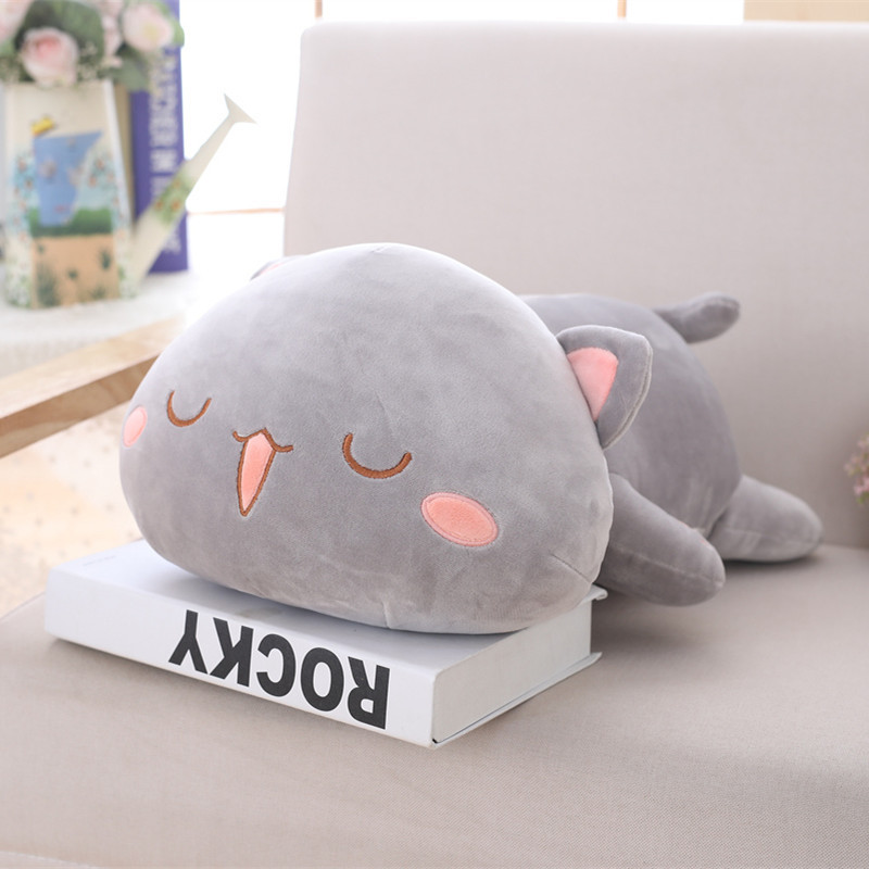 Gift Manufacturers Toys Plush Toys Black Cat New Doll Cute White Cat Girlfriend — image 1