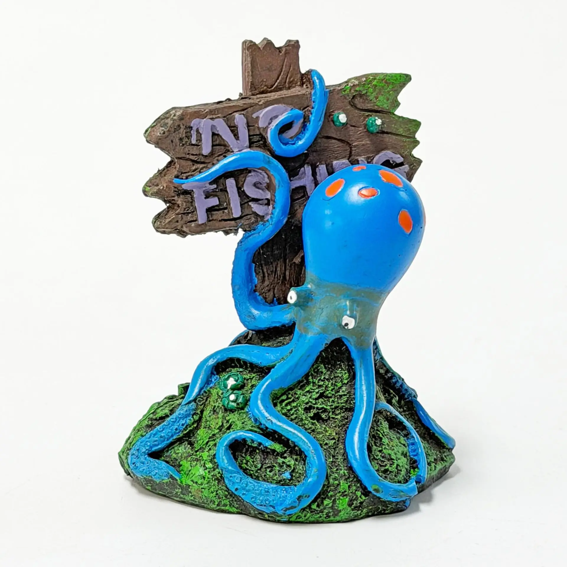 Cartoon Octopus Aquarium Decoration Ornament Creative Fish Tank Landscape Decor Cute Underwater Miniature Crafts — image 4