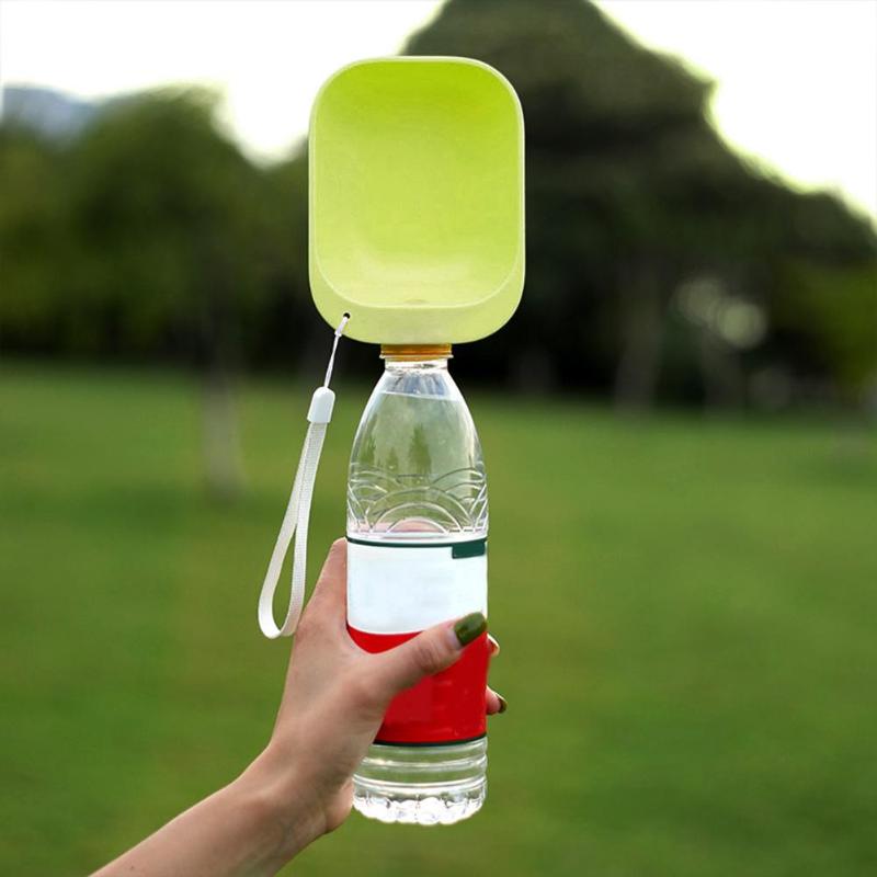 Biberón Portátil de Agua para Perros Pequeños y Grandes Viaje Comida y Bebedero para Mascotas Exterior — imagen 2