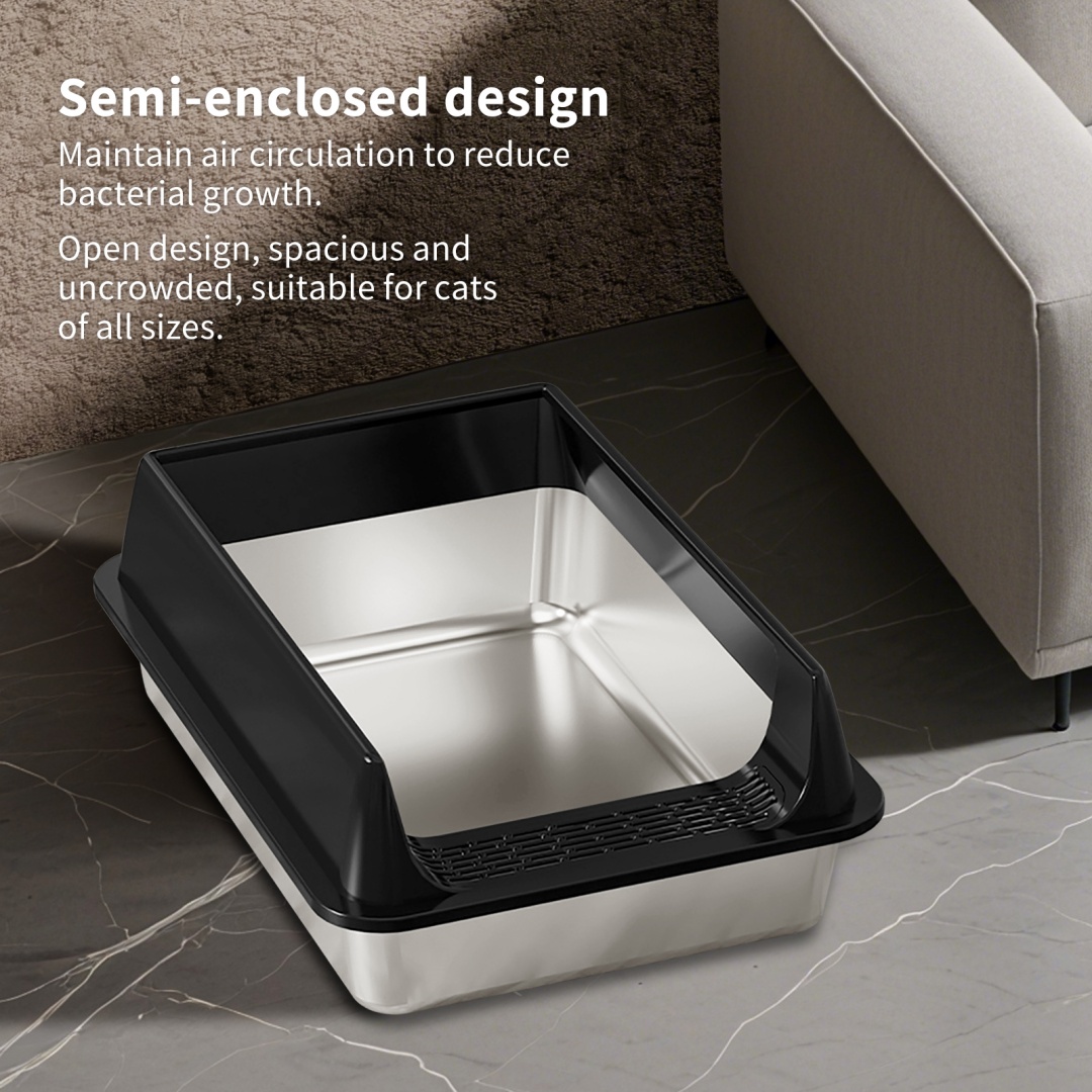 Solo Recogida en Tienda - Caja de Arena para Gatos de Acero Inoxidable — imagen 27