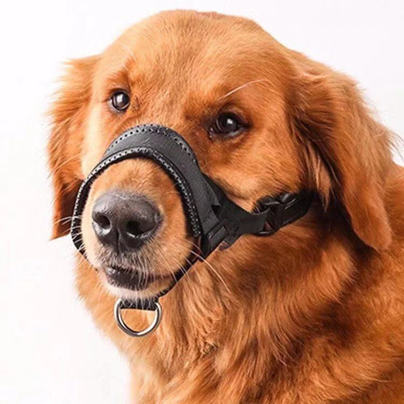 Dog Mouth Cover Nylon Anti Bite Anti Barking Drinkable Water Adjustable And Breathable — image 1