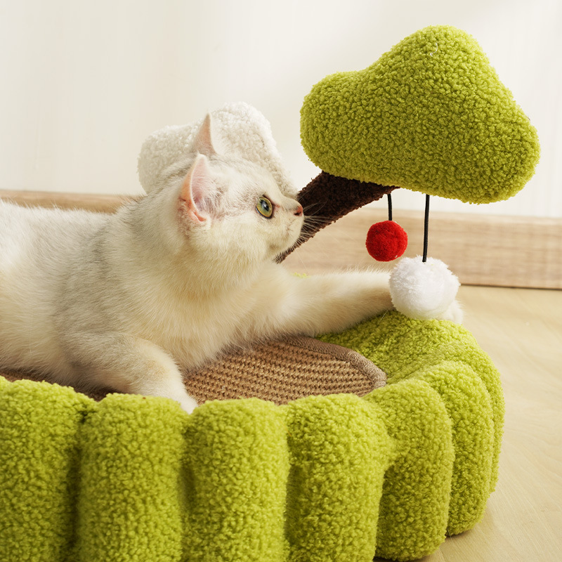 Money Tree Cat Scratch Pot Cat Scratch Pad Wear resistant and Durable Cat Scratch Pot Cat Scratch Column Cat Toys Pet Supplies — image 6