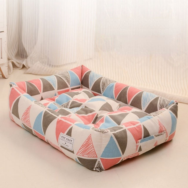 Four-Season Universal Removable And Washable Cat Litter Summer Cooler Pet Nest Winter Warm PP Cotton Dog Mat Cat Litter — image 5