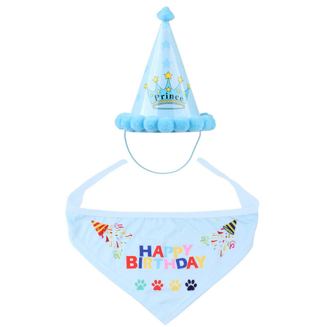 Sombreros de Fiesta para Mascotas - Trajes de Cumpleaños con Cinta Adhesiva — imagen 7