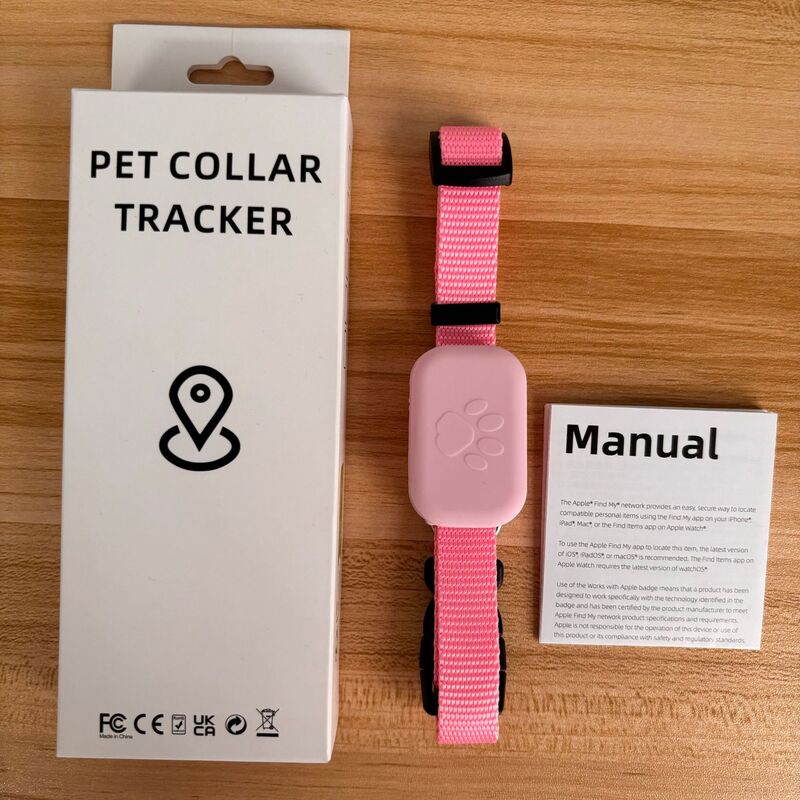 Real-Time GPS Pet Tracker: Long-Range Waterproof Collar with Activity Alert, Anti-Loss Finder Compatible with Apple Find My — image 1