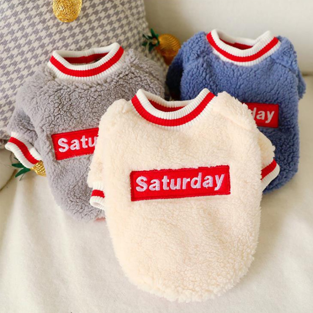 Soft Pet Clothes Dog Saturday Pet Clothes — image 1