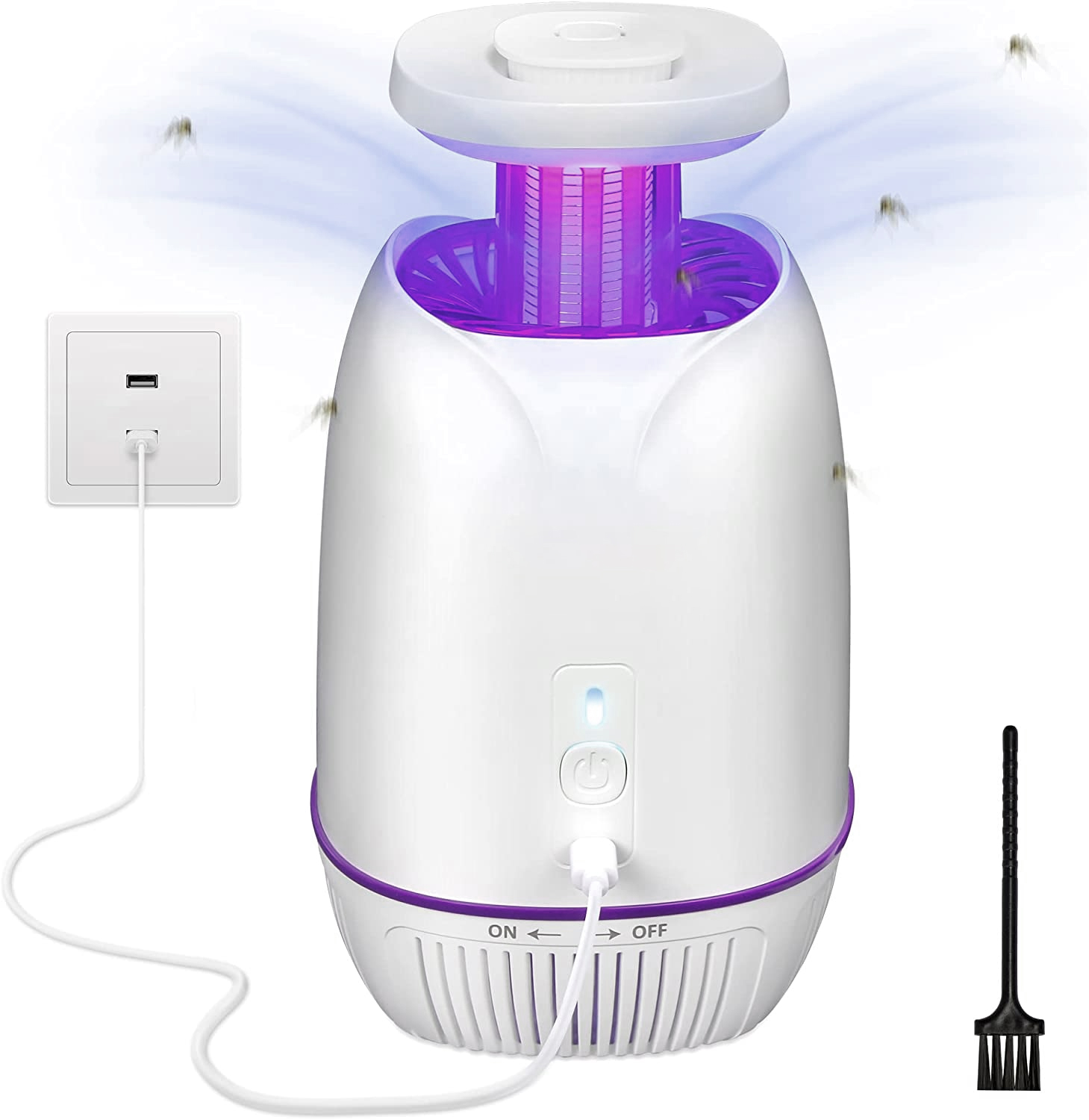 Plug-in Mosquito Zapper For Summer Max 1076Sq.Feet Range Electric Fly Zapper With 3 Modes Mosquito Killer Lamp For Indoor Outdoor — image 12