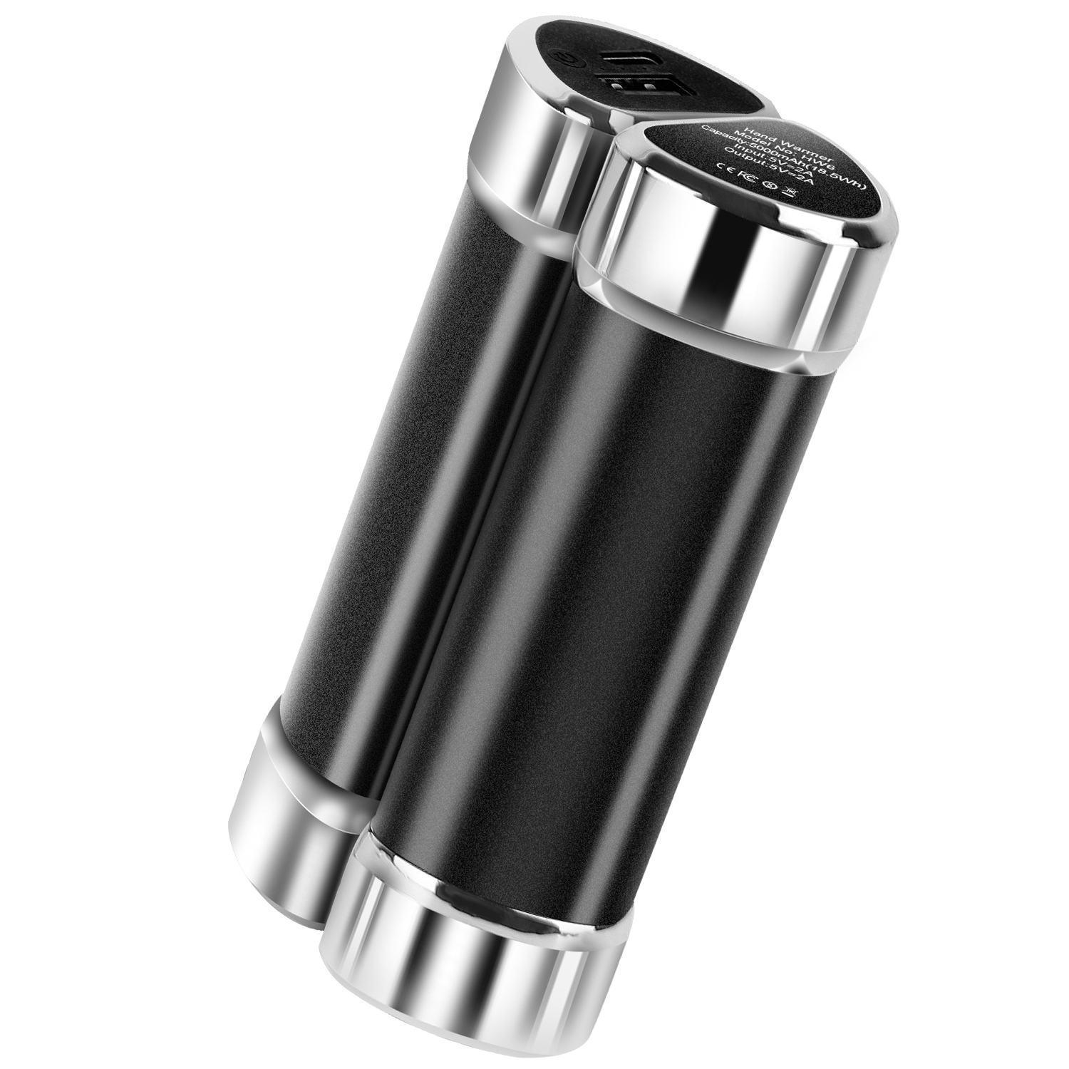 Paquete de 2 Calentadores de Manos Magnéticos Divisibles 2 en 1, Calentador Eléctrico de Bolsillo Portátil y Power Bank Con 3 Niveles de Calor, Para Camping, Caza, Pesca y Esquí — imagen 11